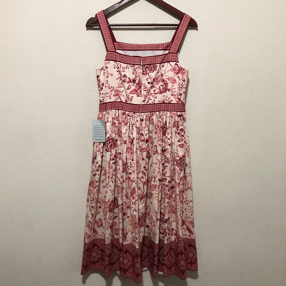 Gal Meets Glam Esme Floral Fit & Flare Dress NWT - Picture 7 of 8